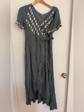 JODIFL | Dresses | Jodifl Hot Pink Bohemian Flowy Off The Shoulder Maxi  Dress Size M